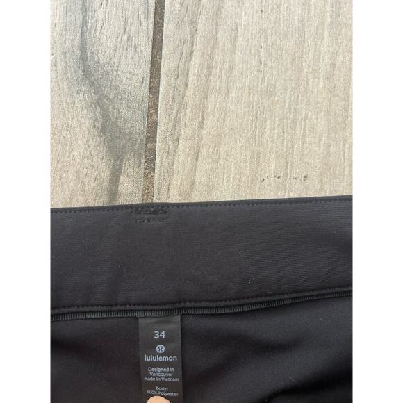Lululemon Men’s ABC Pant Classic 34" Warpstreme LM5968S BLACK Size 34 - Picture 4 of 4